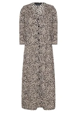 M&Co Beige Brown Leopard Print Button Through Midaxi Dress 12 M&Co Beige Brown Leopard Print Button Through Midaxi Dress -M&Co Sales Store 2bb39f3d 8ed8 45 550375 X scaled