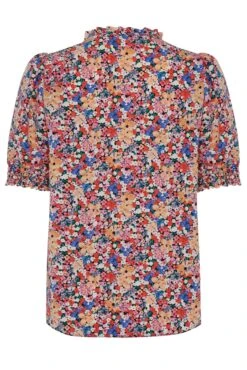 M&Co Pink Floral Frill High Neck Blouse 13 M&Co Pink Floral Frill High Neck Blouse -M&Co Sales Store 2beb1929 6a37 47 550357 Y scaled
