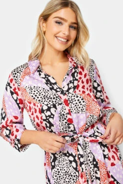 M&Co Pink Mixed Animal Print Shirt Dress 10 M&Co Pink Mixed Animal Print Shirt Dress -M&Co Sales Store 2cb60d22 f10c 4b 550032 D scaled