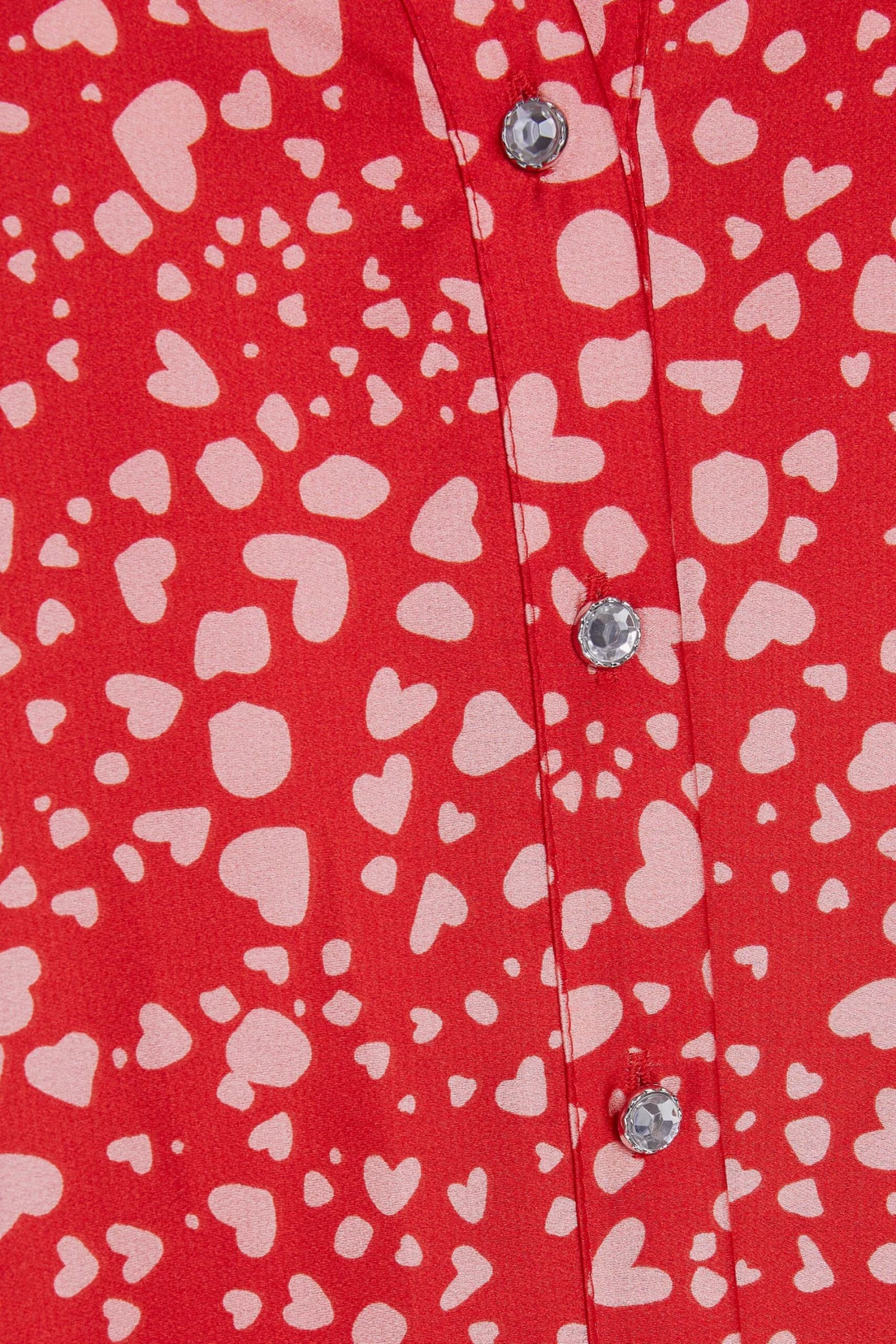 M&Co Red Heart Print Shirt 5 M&Co Red Heart Print Shirt - Image 5