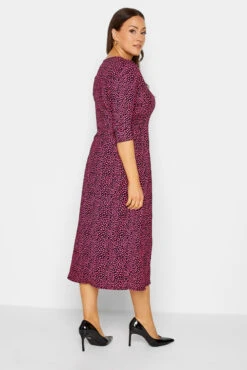 M&Co Pink Spot Print Button Through Midi Dress -M&Co Sales Store 2e538811 3da4 4a 550377 C scaled