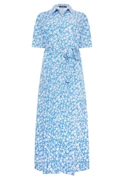 M&Co Blue Floral Print Maxi Shirt Dress 12 M&Co Blue Floral Print Maxi Shirt Dress -M&Co Sales Store 2e892320 f36f 43 550424 X scaled