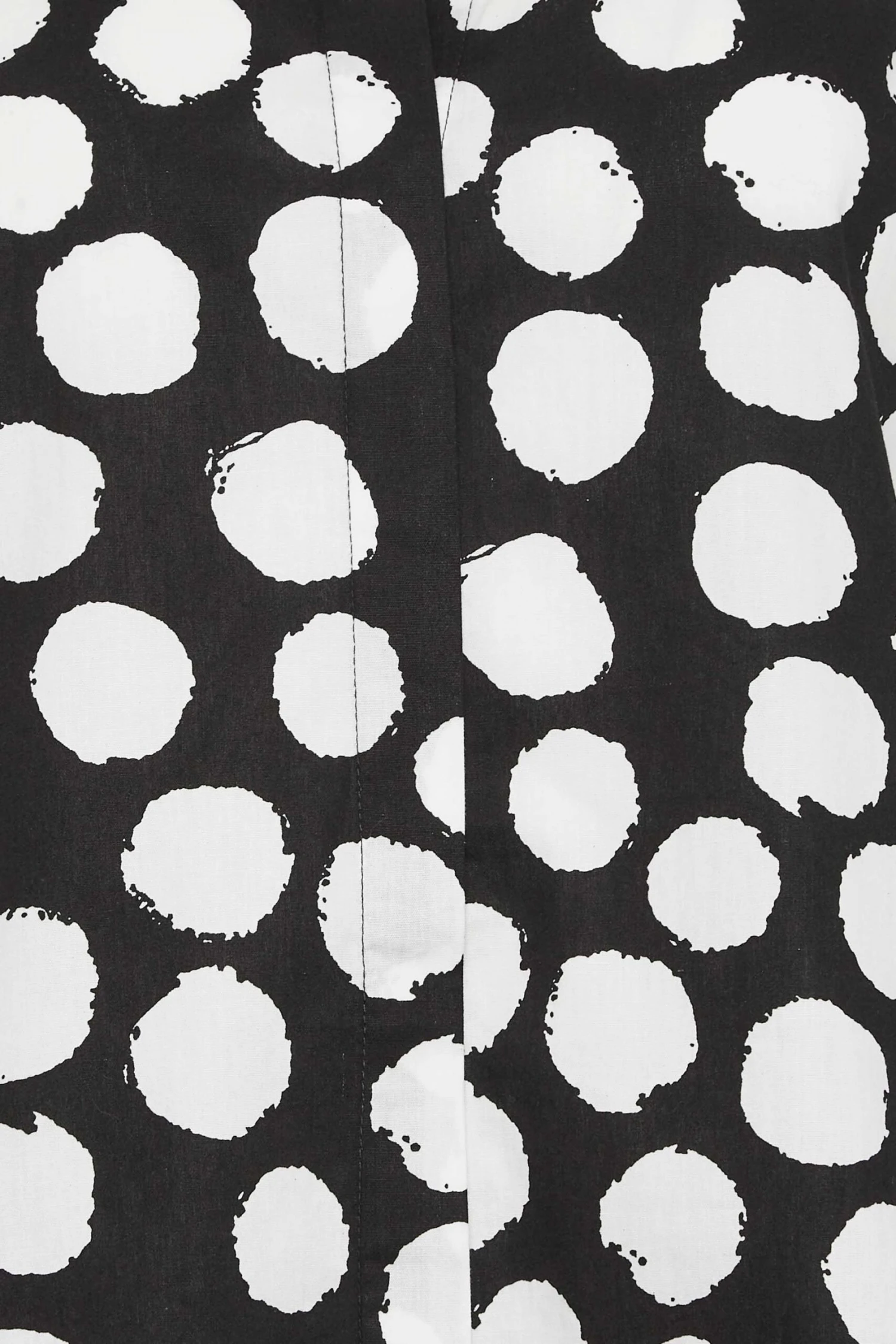 M&Co Black Polka Dot Puff Sleeve Shirt 5 M&Co Black Polka Dot Puff Sleeve Shirt - Image 5