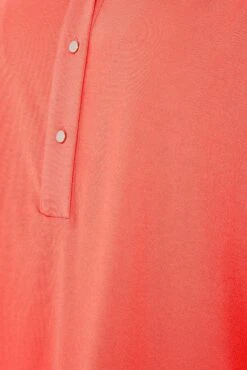 M&Co Coral Orange Half Placket Shirt -M&Co Sales Store 3014ddad cee2 44 550155 Z scaled