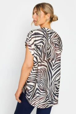 M&Co Brown Animal Print Shirt -M&Co Sales Store 332904ec 96c9 43 550113 C scaled