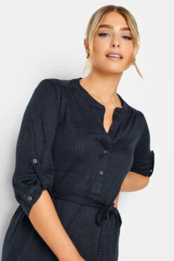 M&Co Navy Blue Tie Waist Tunic Dress -M&Co Sales Store 333c1d64 92b9 47 550003 D scaled