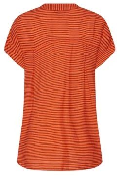 M&Co Orange Stripe Grown On Sleeve Top -M&Co Sales Store 34266eed 7220 45 550226 Y scaled