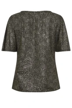 M&Co Black & Gold Glitter Angel Sleeve Top 13 M&Co Black & Gold Glitter Angel Sleeve Top -M&Co Sales Store 342890c2 73ea 48 550247 Y scaled