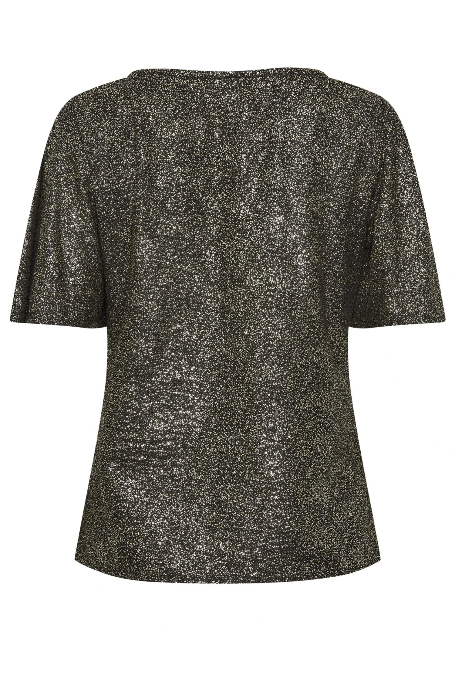M&Co Black & Gold Glitter Angel Sleeve Top 7 M&Co Black & Gold Glitter Angel Sleeve Top - Image 7