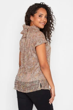 M&Co Brown Paisley Print Glitter Blouse 9 M&Co Brown Paisley Print Glitter Blouse -M&Co Sales Store 344af038 9673 43 550123 C scaled