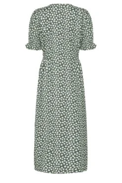 M&Co Green Polka Dot Button Through Dress -M&Co Sales Store 36879922 a537 4b 550408 Y scaled