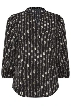 M&Co Black Chain Print V-Neck Blouse 12 M&Co Black Chain Print V-Neck Blouse -M&Co Sales Store 36ba6cf9 61cd 49 550560 X scaled