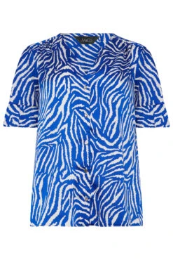 M&Co Cobalt Blue Zebra Print Shirt 12 M&Co Cobalt Blue Zebra Print Shirt -M&Co Sales Store 3a7e5ff4 0408 4c 550363 X scaled