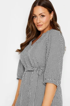 M&Co Black Gingham Tie Waist Detail Tunic -M&Co Sales Store 3b0ca542 d926 4a 550055 D scaled