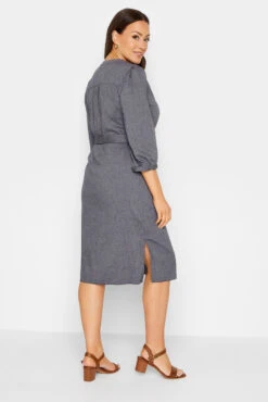 M&Co Navy Blue Tie Waist Midi Tunic Dress -M&Co Sales Store 3b6c25b5 5322 4b 550056 C scaled