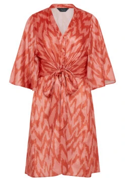 M&Co Orange Zig Zag Print Tie Front Midi Dress 12 M&Co Orange Zig Zag Print Tie Front Midi Dress -M&Co Sales Store 3bccc3c7 44e3 49 550034 X scaled
