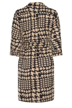 M&Co Natural Brown Dogtooth Check Print Shirt Dress 13 M&Co Natural Brown Dogtooth Check Print Shirt Dress -M&Co Sales Store 3d508550 a149 48 550014 Y scaled