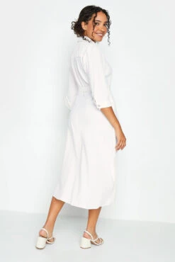 M&Co White Tie Waist Shirt Dress 9 M&Co White Tie Waist Shirt Dress -M&Co Sales Store 3daece8a fab2 4a 550390 C scaled