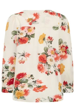 M&Co White Cream Floral Print Satin Blouse 13 M&Co White Cream Floral Print Satin Blouse -M&Co Sales Store 3f0913e3 e9f5 44 550484 Y scaled