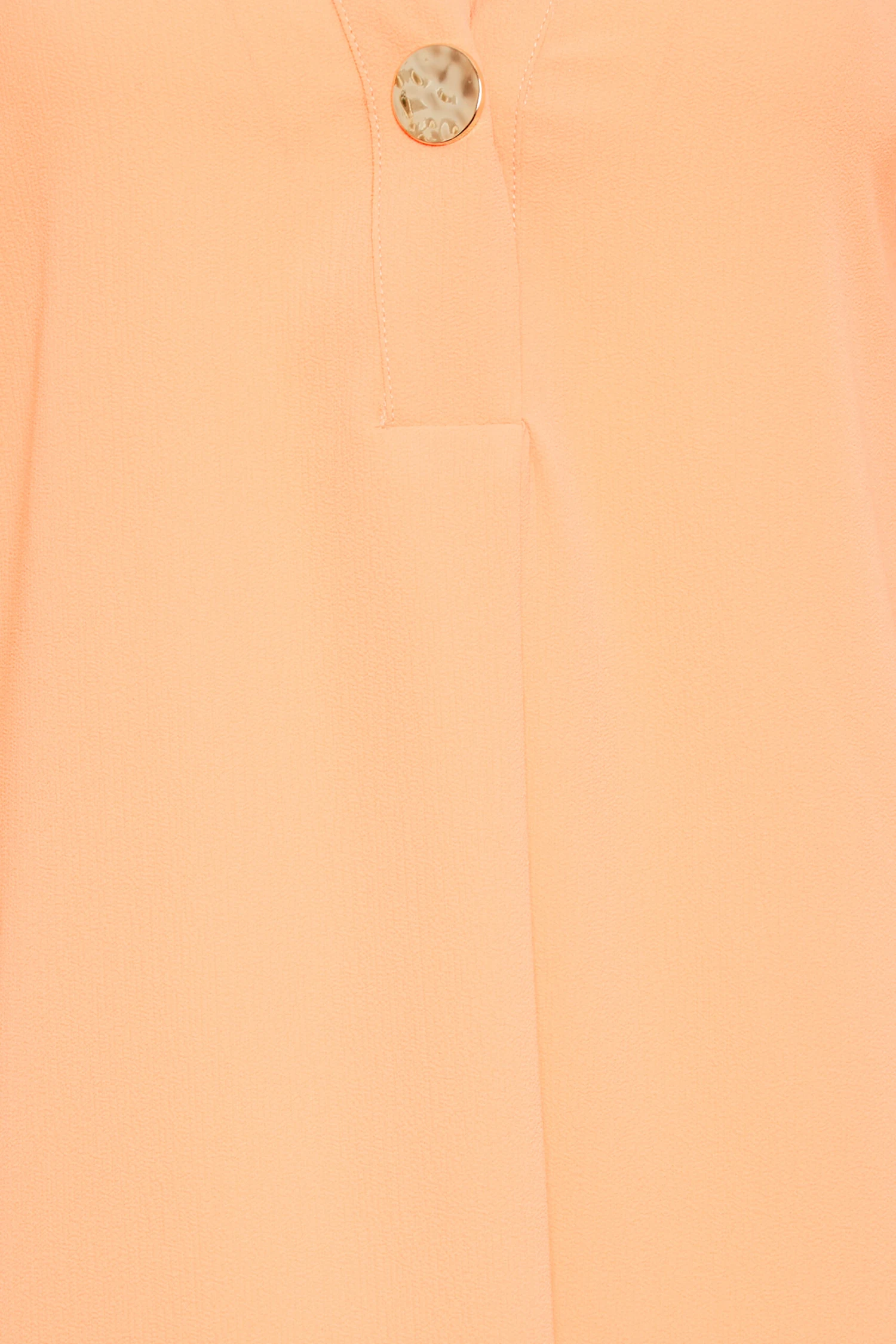 M&Co Orange Statement Button Tab Sleeve Shirt 5 M&Co Orange Statement Button Tab Sleeve Shirt - Image 5