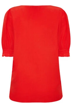 M&Co Red Frill Front Blouse -M&Co Sales Store 41feeff0 41de 4d 550535 Y scaled