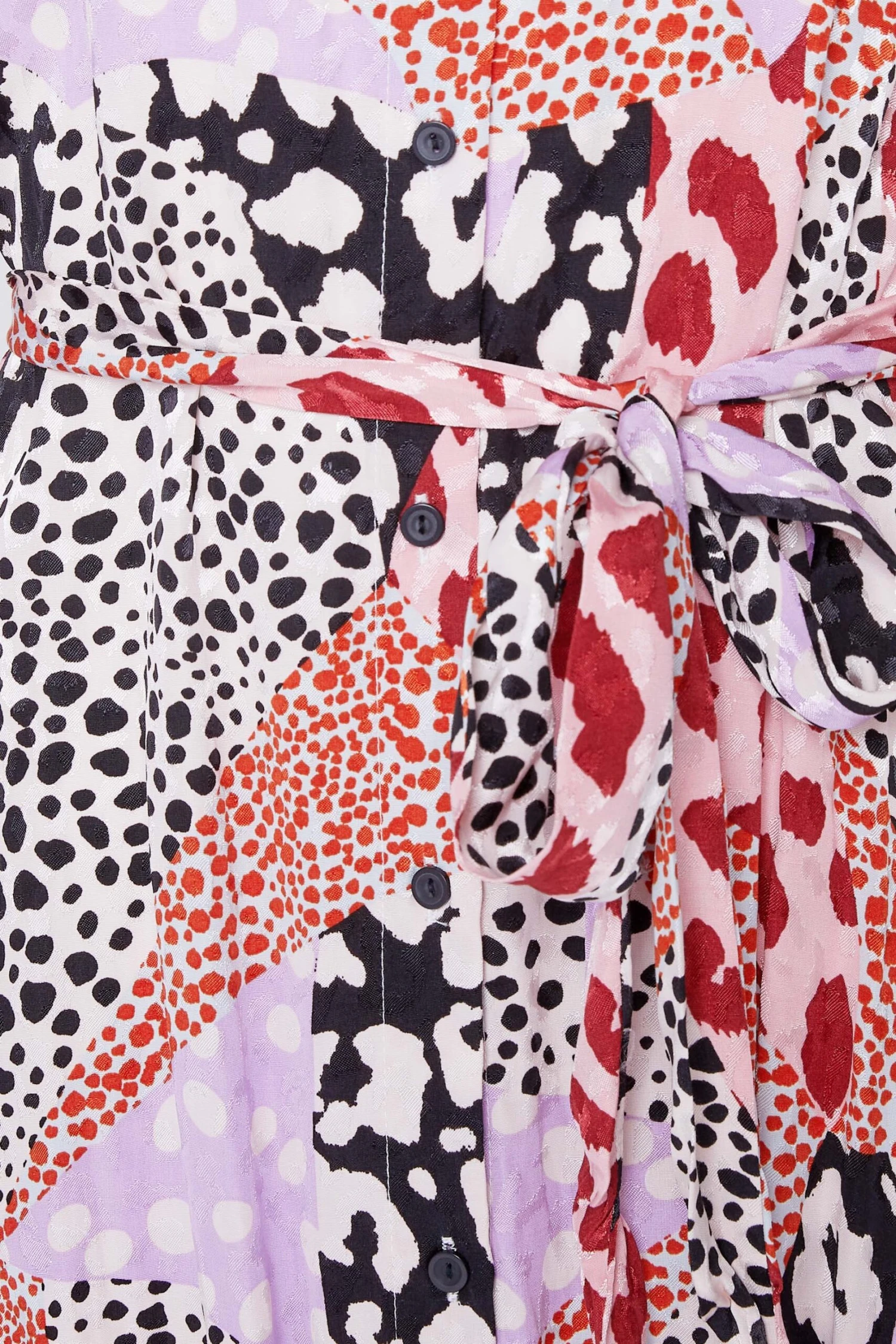 M&Co Pink Mixed Animal Print Shirt Dress 5 M&Co Pink Mixed Animal Print Shirt Dress - Image 5