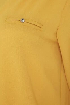 M&Co Mustard Yellow Tab Sleeve Blouse 11 M&Co Mustard Yellow Tab Sleeve Blouse -M&Co Sales Store 43ddecda fef7 40 550099 Z scaled