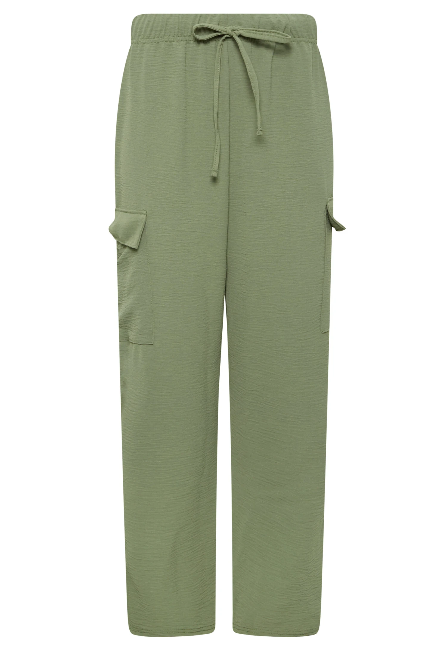 M&Co Khaki Green Cargo Slim Leg Trousers 4 M&Co Khaki Green Cargo Slim Leg Trousers - Image 4