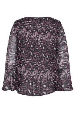 M&Co Purple Leopard Print Pleat Blouse -M&Co Sales Store 44a6b397 9556 4a 550158 Y scaled