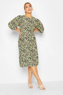 M&Co Green Floral Print Midi Dress -M&Co Sales Store 458f2b40 a426 4f 500522 B scaled