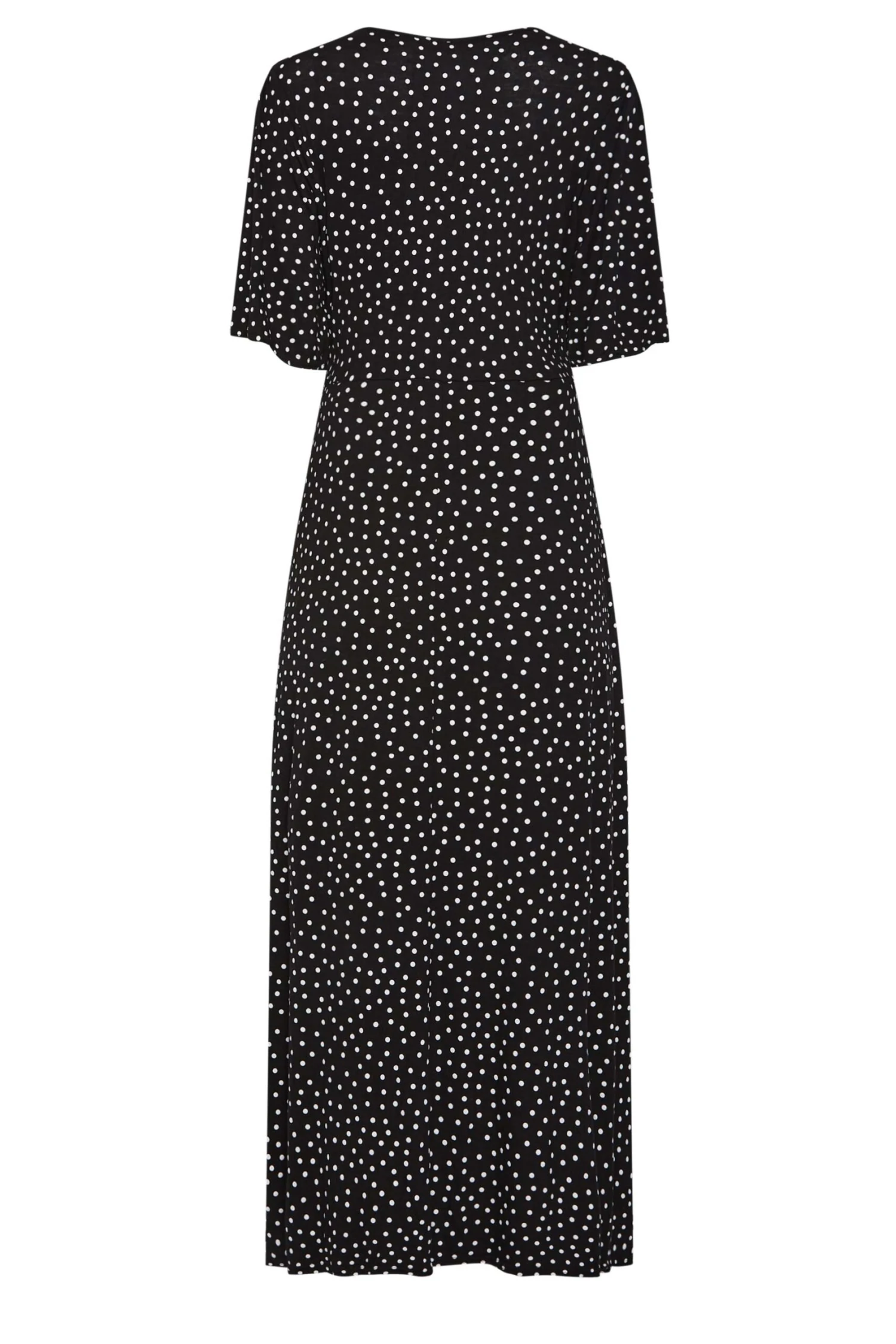M&Co Black Polka Dot Maxi Dress 7 M&Co Black Polka Dot Maxi Dress - Image 7