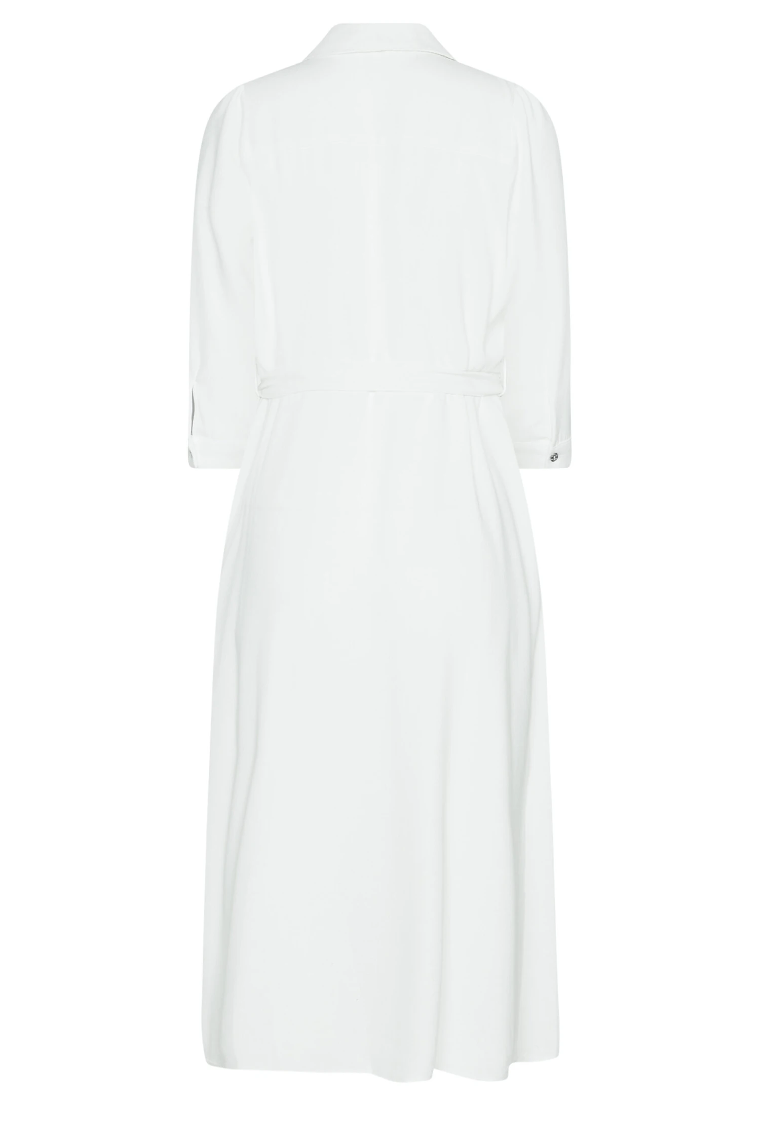 M&Co White Tie Waist Shirt Dress 7 M&Co White Tie Waist Shirt Dress - Image 7