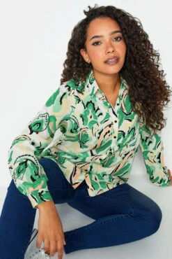 M&Co Green Paisley Print Long Sleeve Shirt 10 M&Co Green Paisley Print Long Sleeve Shirt -M&Co Sales Store 484dd05c 363f 45 550474 D scaled