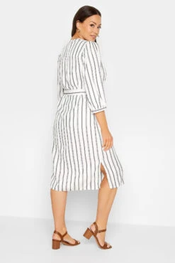 M&Co White Stripe Print Tie Waist Tunic Dress 9 M&Co White Stripe Print Tie Waist Tunic Dress -M&Co Sales Store 4ad75386 8fb3 47 550053 C scaled