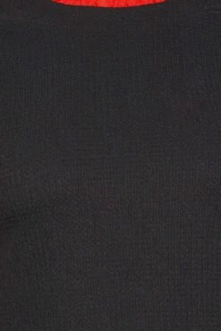 M&Co Black & Red Contrast Sleeve Blouse -M&Co Sales Store 4c1501b7 d866 47 550261 Z scaled