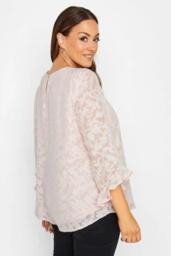 M&Co Pink Burnout Frill Sleeve Top 9 M&Co Pink Burnout Frill Sleeve Top -M&Co Sales Store 4c80c0fd d7b3 43 550087 C scaled