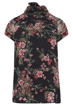 M&Co Black Floral Print Blouse -M&Co Sales Store 4d6b796a e44d 44 550125 X scaled