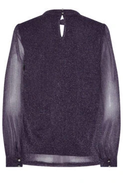 M&Co Purple Shimmer Keyhole Blouse 13 M&Co Purple Shimmer Keyhole Blouse -M&Co Sales Store 4ed20001 af87 46 550273 Y scaled