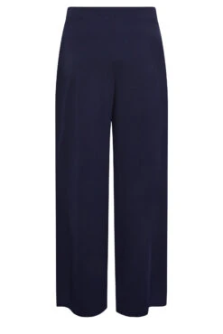 M&Co Navy Blue Stretch Scuba Wide Leg Trousers -M&Co Sales Store 506a7c6d 62c3 49 500494 Y scaled