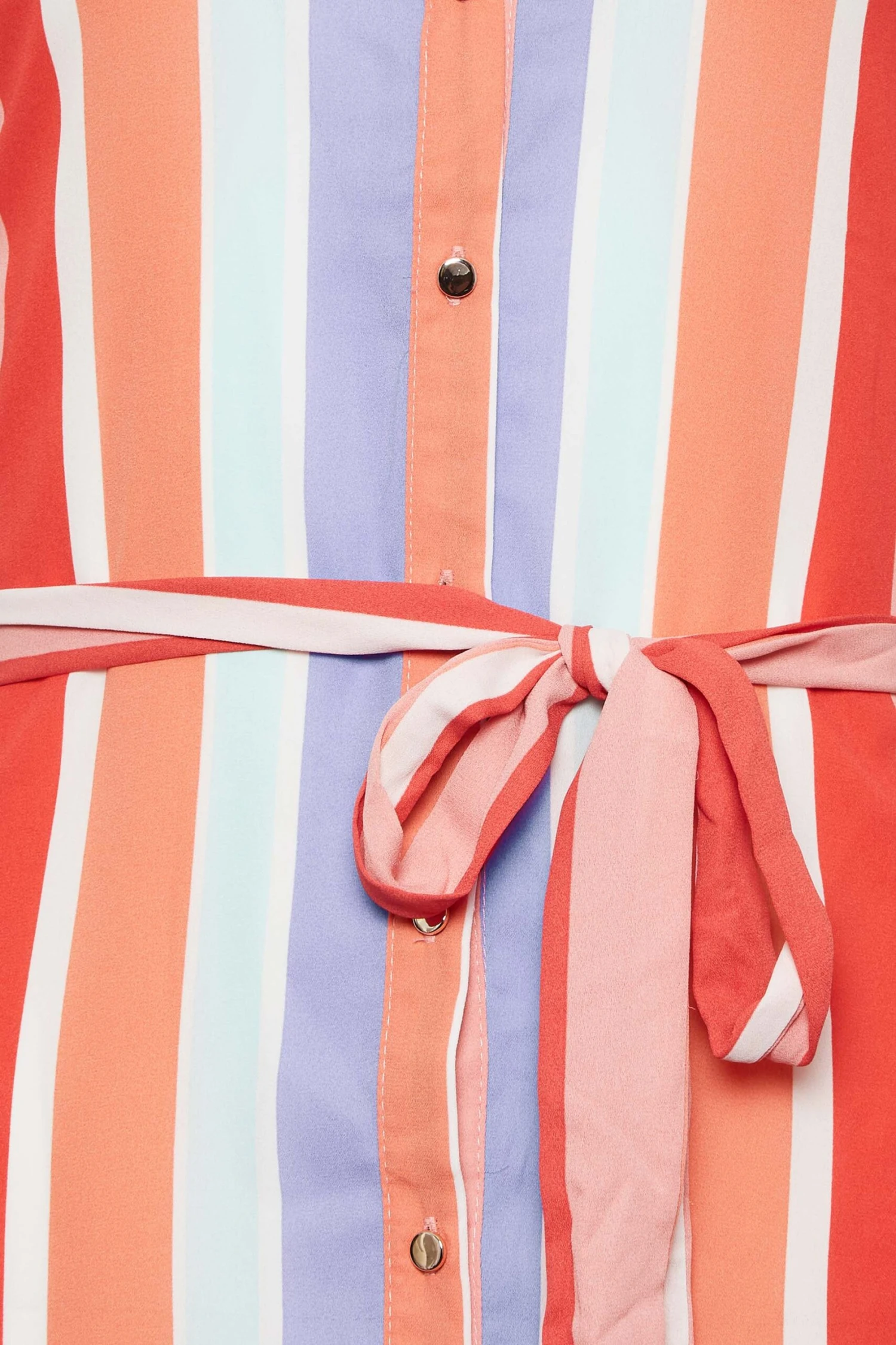 M&Co Pink Stripe Tie Waist Blouse 5 M&Co Pink Stripe Tie Waist Blouse - Image 5