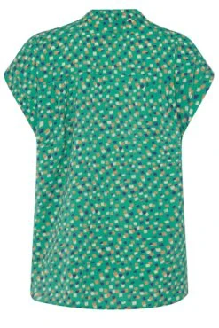 M&Co Green Spot Print V-Neck Blouse 13 M&Co Green Spot Print V-Neck Blouse -M&Co Sales Store 510ac73f 7eff 43 550107 Y scaled