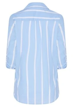 M&Co Blue Stripe Tab Sleeve Detail Shirt 12 M&Co Blue Stripe Tab Sleeve Detail Shirt -M&Co Sales Store 516faf04 f831 46 550210 Y scaled