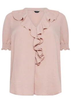 M&Co Light Pink Frill Front Blouse -M&Co Sales Store 51a7d59f 3e45 46 550366 X scaled