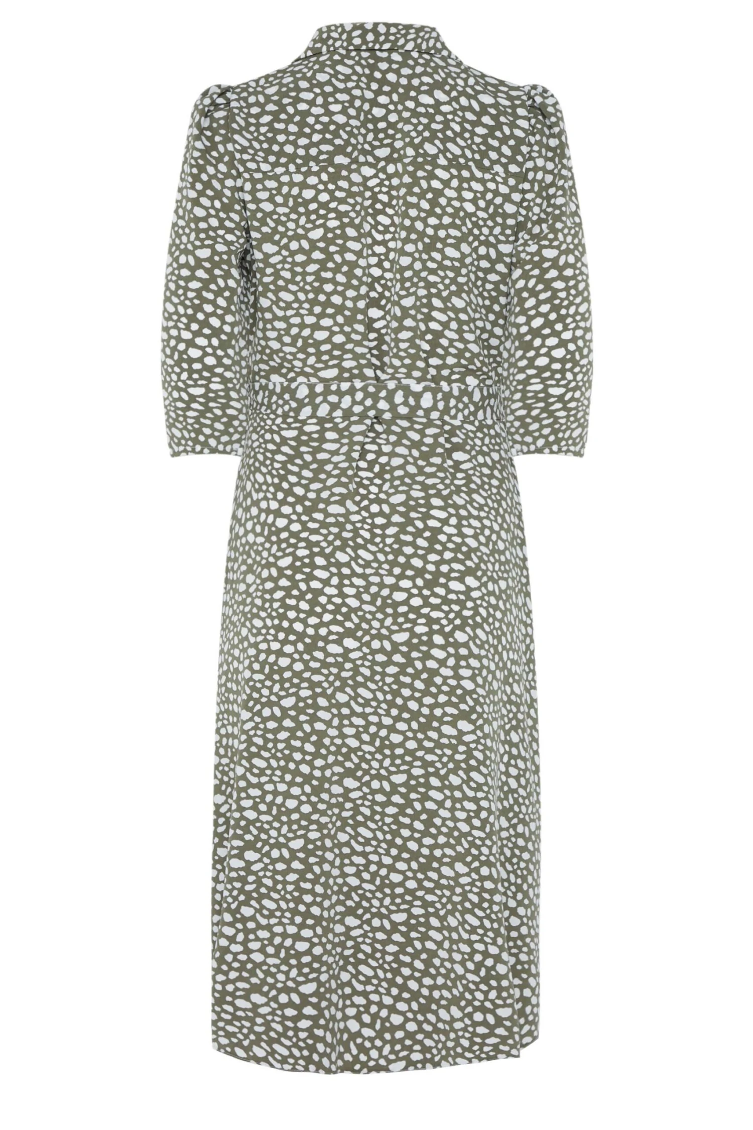 M&Co Green Spot Print Shirt Dress 7 M&Co Green Spot Print Shirt Dress - Image 7