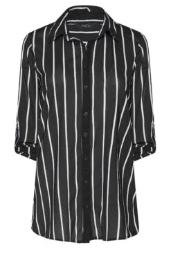 M&Co Black Stripe Long Sleeve Shirt 12 M&Co Black Stripe Long Sleeve Shirt -M&Co Sales Store 54316a95 00ff 44 550211 X scaled