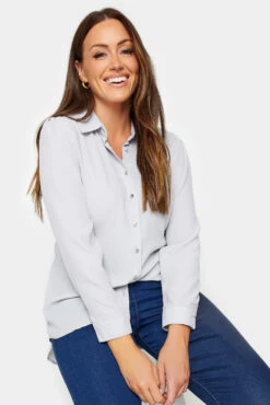 M&Co Grey Button Through Tunic Shirt 10 M&Co Grey Button Through Tunic Shirt -M&Co Sales Store 54dde5eb 7e17 4a 550317 D scaled