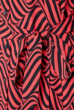 M&Co Red Geometric Print Shirt Dress -M&Co Sales Store 56e1ea3b bc24 41 550013 Z scaled