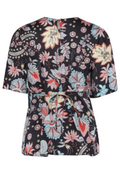 M&Co Black Floral Tie Back Blouse -M&Co Sales Store 57fe12c1 30de 46 550276 Y scaled