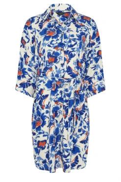 M&Co White Floral Print Tie Tunic Shirt Dress -M&Co Sales Store 58797e4b b5cc 4b 550008 X scaled