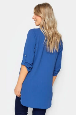 M&Co Cobalt Blue Statement Button Tab Sleeve Shirt 9 M&Co Cobalt Blue Statement Button Tab Sleeve Shirt -M&Co Sales Store 597c293e eacf 40 550292 C scaled